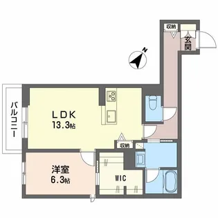 プレアデス【1階】の間取り
