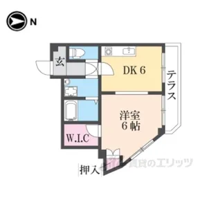 第3ハートビル【1階】の間取り