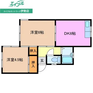 メゾン横山I【1階】の間取り