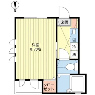 三ッ澤アーバンサイドB棟【1階】の間取り