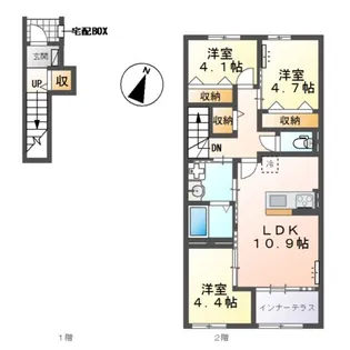 セリアージュ【2階】の間取り