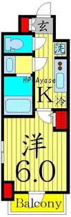 ジェノヴィア綾瀬II【15階】の間取り