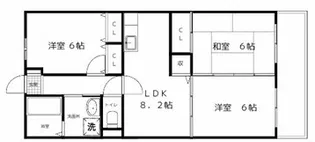 ディーズコート【3階】の間取り