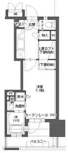アクタス博多Vタワー【2階】の間取り