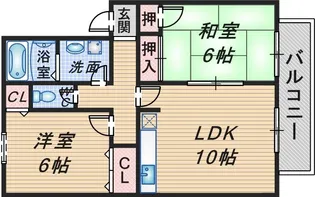 モンテビュー【2階】の間取り