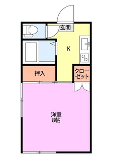 セピアレフト【1階】の間取り