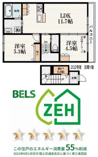 ボヌールの間取り