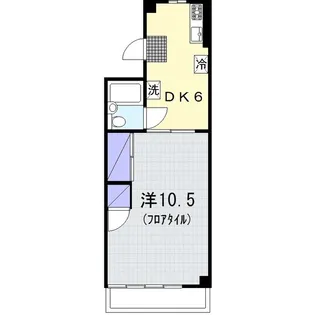 レジデンスYAMAGUCHI【2階】の間取り