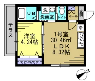 AJ北松戸6【3階】の間取り
