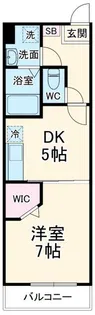 MELDIA京成大和田II【2階】の間取り