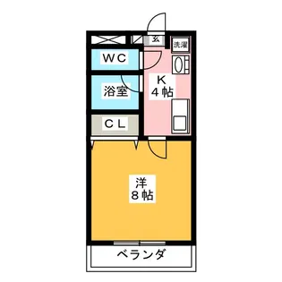 メゾン・ド・ビジュII【1階】の間取り