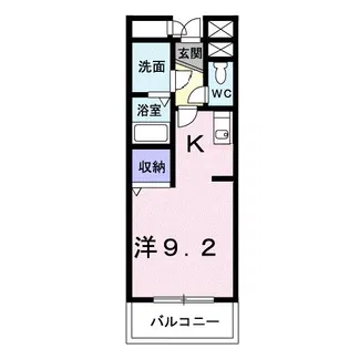 あすなろハウスII【2階】の間取り