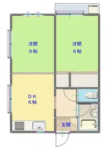 フランシスI【1階】の間取り