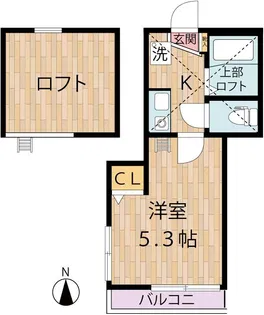 シティコート大島【2階】の間取り