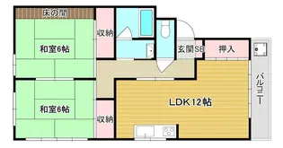 メゾン笠縫【3階】の間取り
