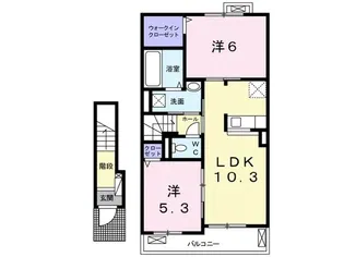 フォートレス D【2階】の間取り