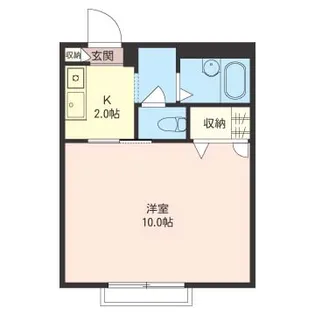 メゾンスター【2階】の間取り