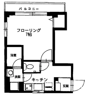 ロワールフェミナン新山下【2階】の間取り