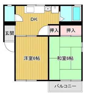 ハイツメイプル【2階】の間取り