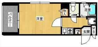 ダイナコート六本松II【5階】の間取り