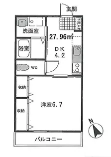 プチ・メゾンMA【1階】の間取り