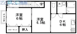 ラピュタII【2階】の間取り
