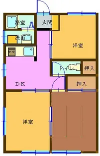 パシーヴ【1階】の間取り