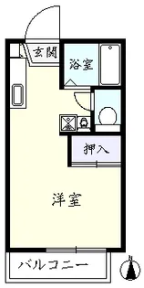 江南ハイムA棟【2階】の間取り