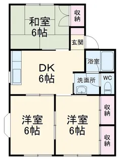 オルベージュB【2階】の間取り