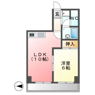 ピアジオ東簗瀬【4階】の間取り