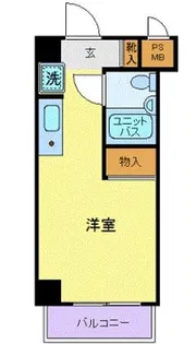 スカイコート世田谷用賀【4階】の間取り