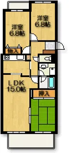 ノヴァ上社【3階】の間取り