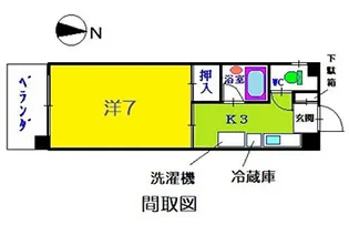 ステイシー江里町【3階】の間取り
