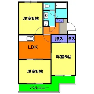 グランメール【3階】の間取り