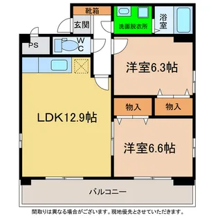 コーポかねきよ【2階】の間取り
