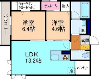 SH・East Garden(イーストガーデン)【2階】の間取り