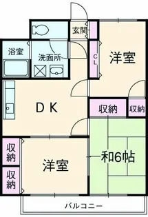 クレール【1階】の間取り