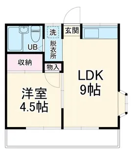ハイツ エスポワール【1階】の間取り