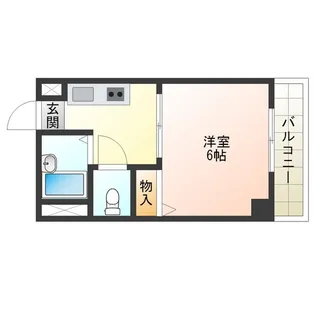 プレステージ堂島【2階】の間取り