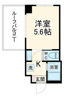 ATTIC天王町【4階】の間取り
