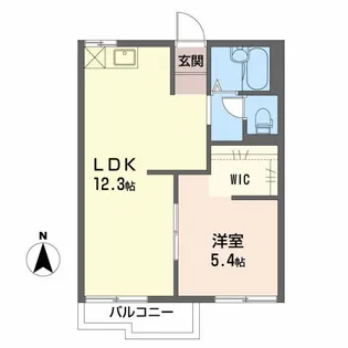 コーポツルミ【2階】の間取り