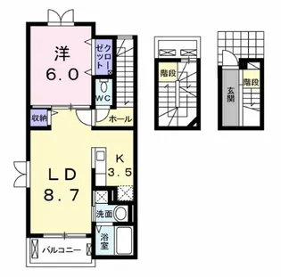 SAYA ハイツ【3階】の間取り
