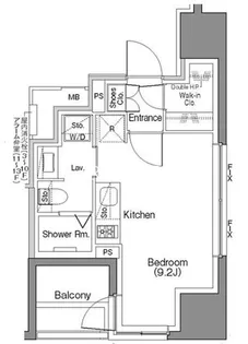 ザ・パークハビオSOHO大手町【5階】の間取り