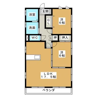 リヴェール【2階】の間取り