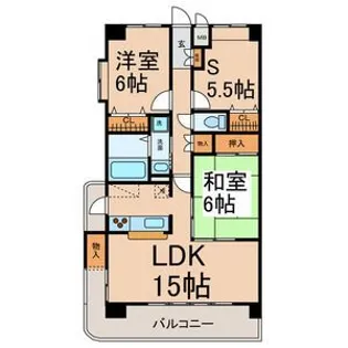 セント・アロマ【5階】の間取り