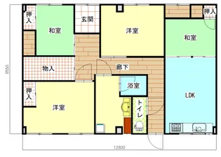 T’sマンション12【1階】の間取り