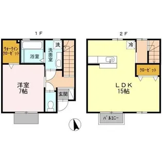 石川県野々市市野代2【一戸建】の間取り