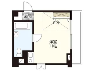 フローラル三篠【4階】の間取り