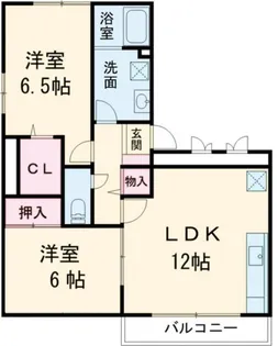 グリーンコート【1階】の間取り