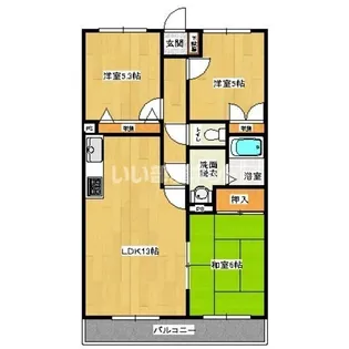 末広マンション【1階】の間取り